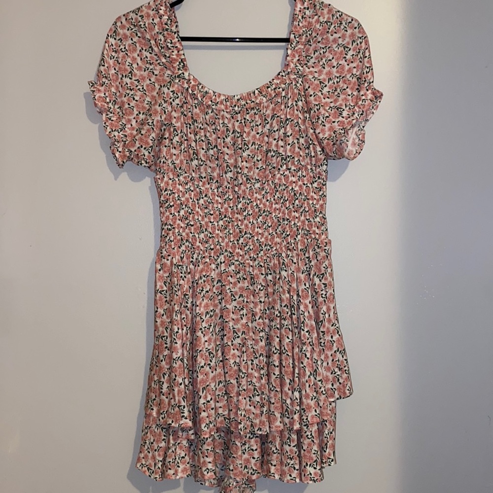 Pink Floral Summer romper